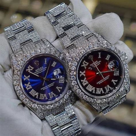 diamond encrusted rolex watch